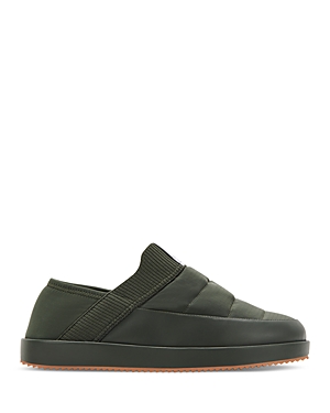 Greats Men's Nero Foster Quilted Closed Back Slip On Slippers In Cargo
