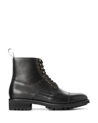 Men's Lace Up Cap Toe Boots