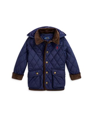 Ralph Lauren Boys' Water Repellent Hooded Barn Jacket Little Kid