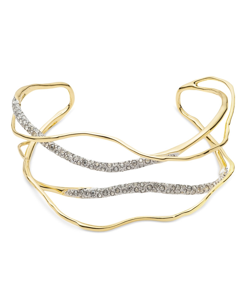 ALEXIS BITTAR SOLANALES CRYSTAL CUFF BRACELET