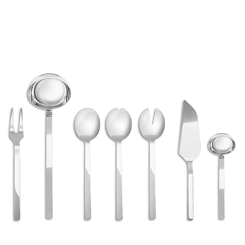 Mepra Stile Ice 7-piece Serving Set In Stile Ice