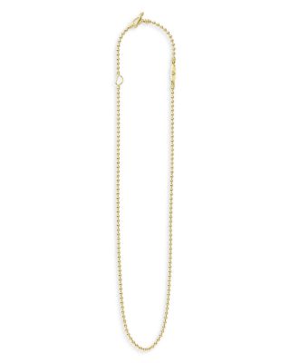18K Yellow Gold Signature Caviar Beaded Toggle Necklace, 18-20"