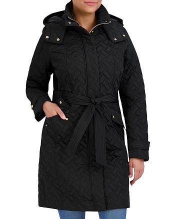 cole haan tie waist coat