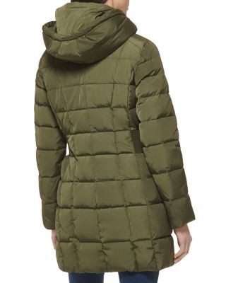 green down puffer coat