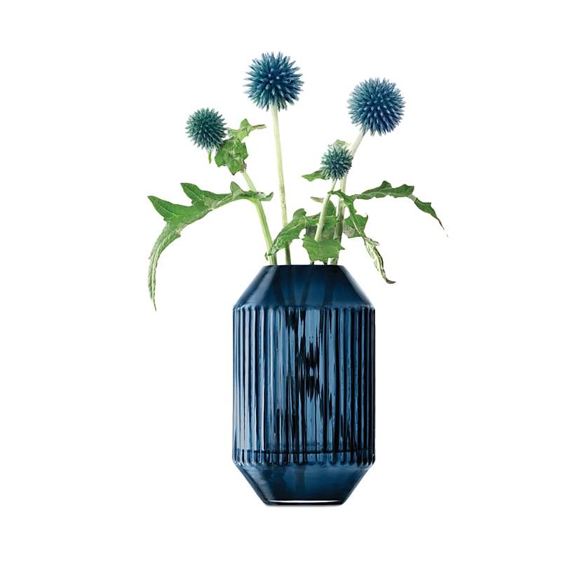 Lsa Rotunda Vase In Blue