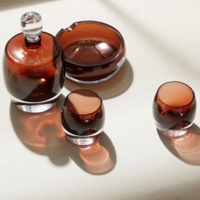 Whisky Club Peat Brown Tumblers, Set of 2