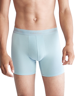 Calvin Klein Ultra-soft Modern Stretch Modal Boxer Briefs In Palest Blue