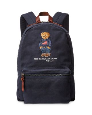 特別価格！Polo Ralph Lauren Bear Backpack Polo Bear Canvas Backpack