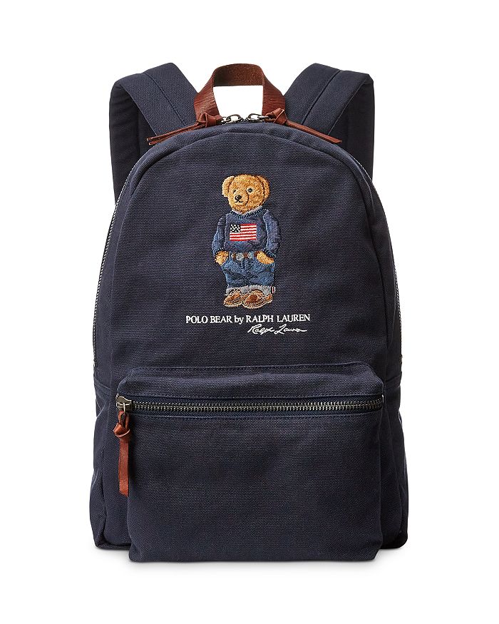 Polo Ralph Lauren Polo Bear Canvas Backpack | Bloomingdale's