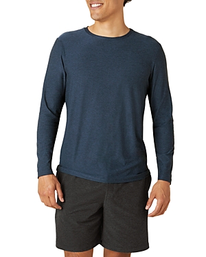 Beyond Yoga Always Beyond Relaxed Fit Long Sleeve Performance Tee In Nocturnal