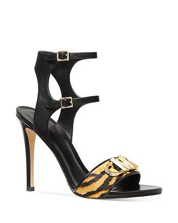 MICHAEL Michael Kors Women's Parker Ankle Strap High Heel Sandals |  Bloomingdale's
