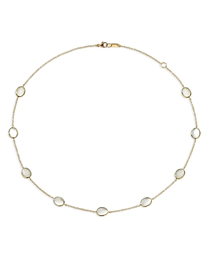 Shop Ippolita 18k Yellow Gold Rock Candy Polished Confetti Necklace, 16-18 In White/gold
