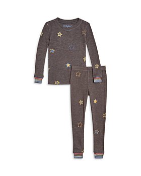 PJ Salvage - Unisex Star Show Waffle Pajama Set - Little Kid, Big Kid