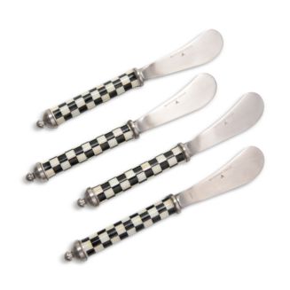 MacKenzie-Childs Courtly Check Supper Club Spreaders, Set of 4 | Bloomingdale's Home Dining & Entertaining Serveware