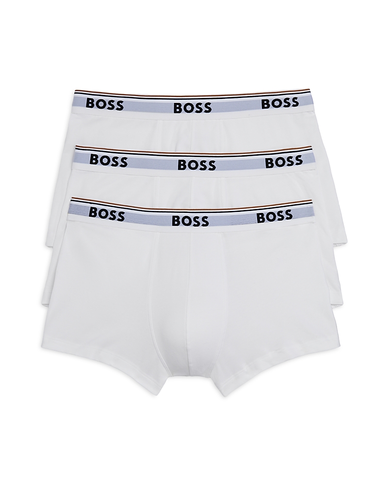 Hugo Boss Boss Underwear 3 Pack Trunks White
