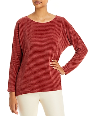 Status By Chenault Ribbed Chenille Sweater In Marsala