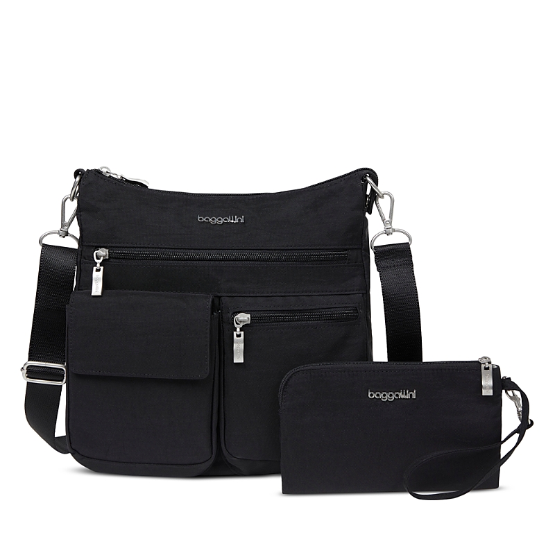 Baggallini Modern Everywhere Slim Crossbody Bag In Black