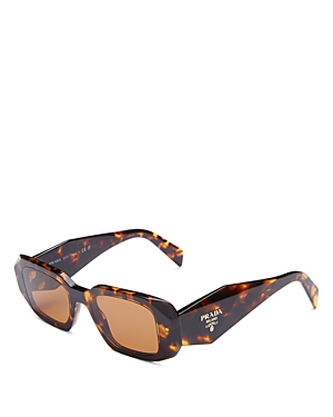 Prada Runway 49mm Rectangle Sunglasses In Tortoise