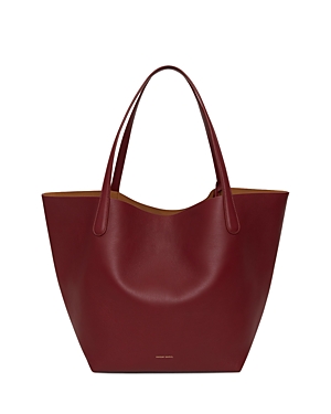 Mansur Gavriel Everyday Soft Tote In Claret