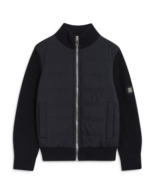 Reiss Boys' Trainer Jr Mixed Media Jacket - Little Kid