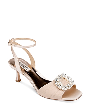Badgley Mischka Women's Nimah Embellished Demi Heel Sandals
