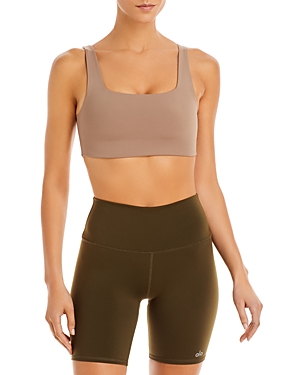 Girlfriend Collective Tommy Sports Bra In Limestone