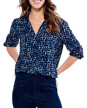 NIC+ZOE - Good Vibes Live In Button Front Shirt