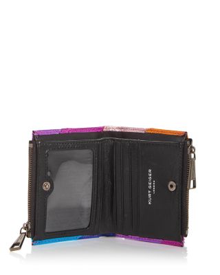 Multi Stripe Leather Wallet