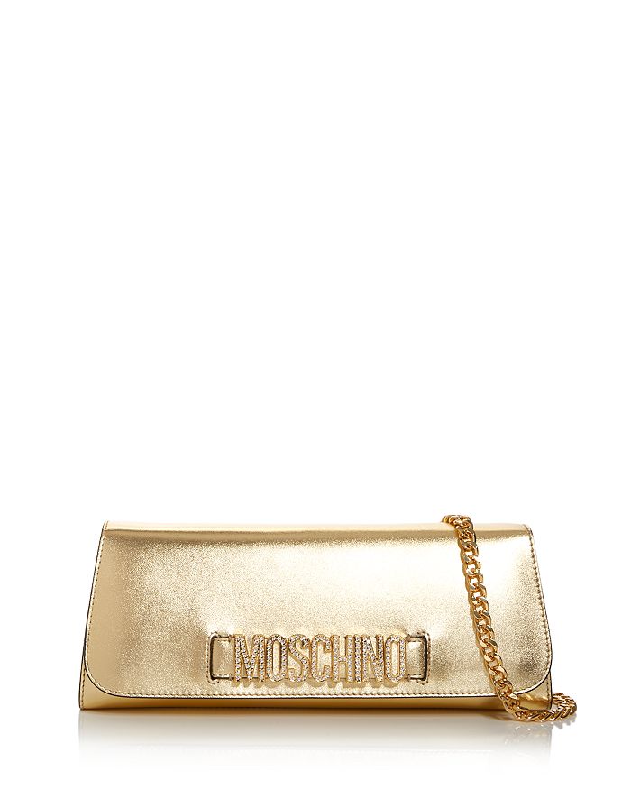 Moschino Logo Leather Shoulder Bag Bloomingdale's