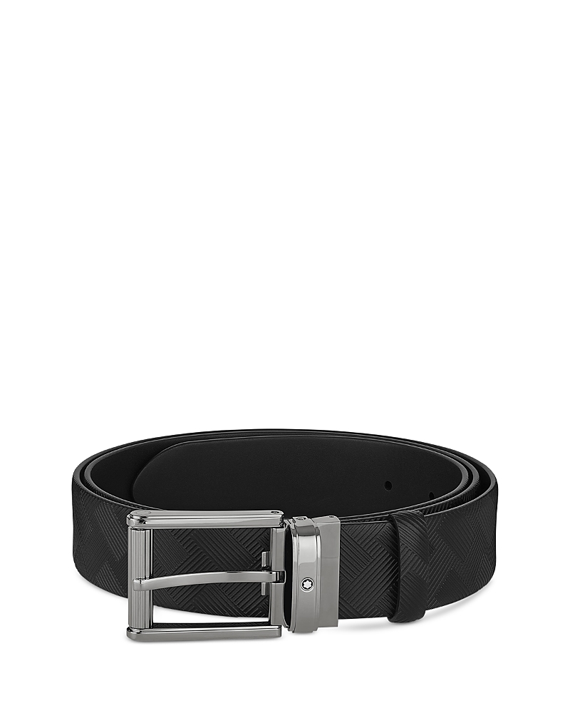 Montblanc Extreme 3.0 Leather Belt In Black