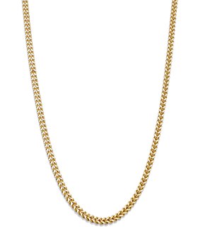 Bloomingdale's - Men's Square Franco Link Chain Necklace in 14K Yellow Gold, 24" - 100% Exclusive