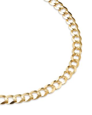 Men's Curb Link Chain Bracelet in 14K Yellow Gold 
