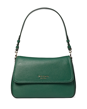 KATE SPADE KATE SPADE NEW YORK HUDSON PEBBLED LEATHER MEDIUM CONVERTIBLE FLAP SHOULDER BAG
