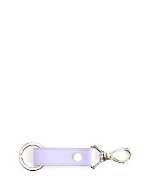 Royce New York Leather Valet Key Chain In Lavender