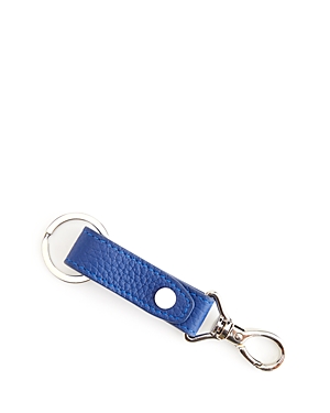 Shop Royce New York Leather Valet Key Chain In Cobalt Blue