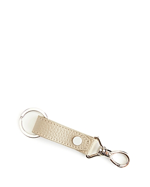 Shop Royce New York Leather Valet Key Chain In Taupe