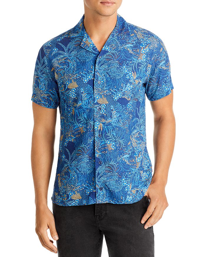 Orlebar Brown Travis Tropic Regular Fit Shirt | Bloomingdale's