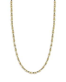 Bloomingdale's - Bamboo Link Necklace in 14K Yellow Gold, 16" - 100% Exclusive