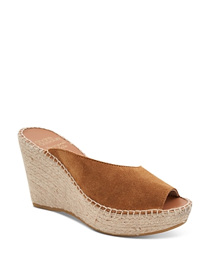 Andre Assous Catarina Espadrille Platform Wedge Sandal In Cuero Tan