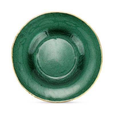 VIETRI - Metallic Glass Salad Plate