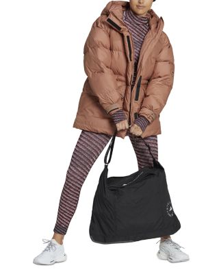 【Stella McCartney】フードパファージャケット STELLA MCCARTNEY - Faux Leather Quilted Puffer Jacket Stella