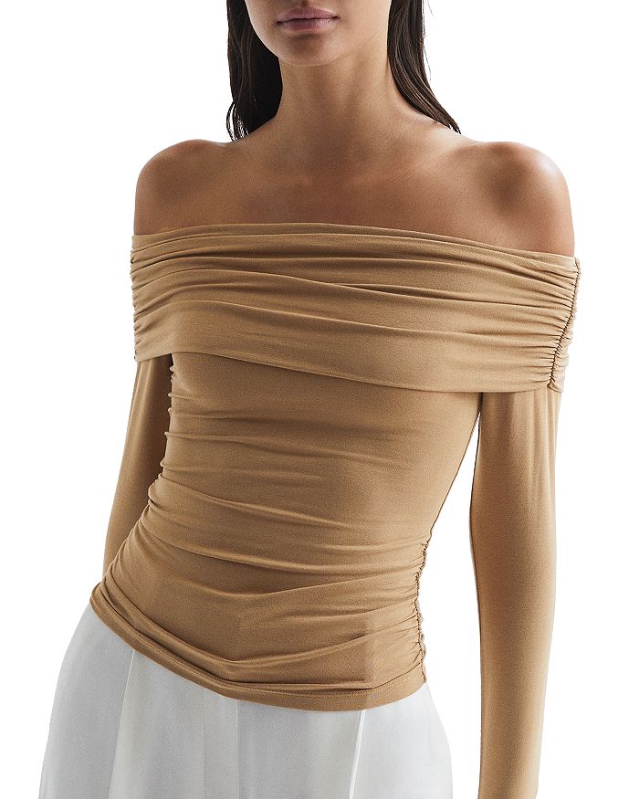 Reiss off the shoulder store top