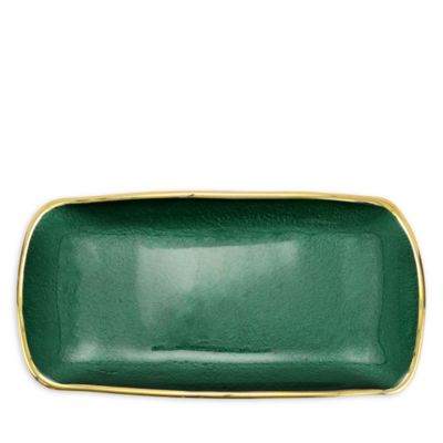VIETRI - Metallic Glass Rectangular Tray