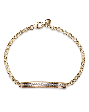 Bloomingdale's Diamond Bar Bracelet In 14k Yellow Gold, 0.45 Ct. T.w. - 100% Exclusive