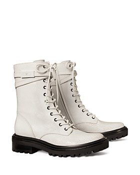 Tory Burch - Women's T-Hardware Lace Up Combat Boots