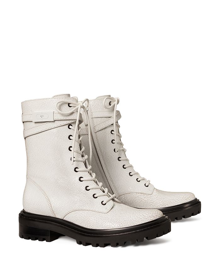 Tory Burch Women's T-Hardware Lace Up Combat Boots | Bloomingdale's