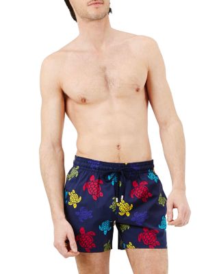 Maillot De Bain Homme Vilebrequin – Motif Tortues Arc-en-ciel, Taille L, Stretch – Neuf Avec étiquettes
