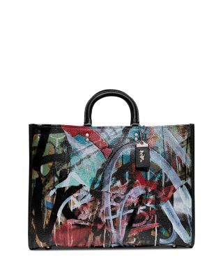 coach x Mint ＋ Serf ローグ39 トートバッグ COACH x ©Mint + Serf Rogue 39 Large Leather Tote