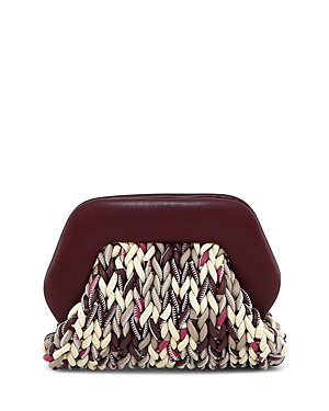 THEMOIRe Gea Printed Knitted Clutch
