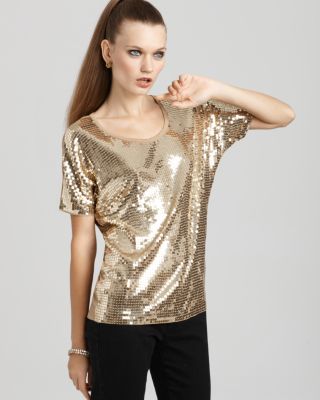 Michael kors sequin t shirt online